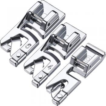 3pcs Hem Presser Foot Set for Brother Singer Sewing Accessories