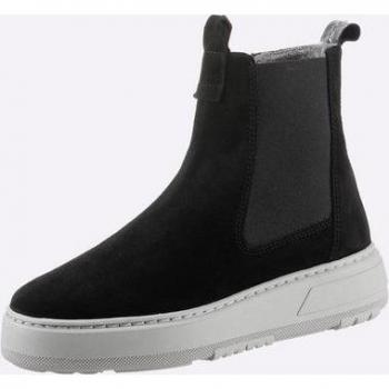Helline Bottines en cuir noir