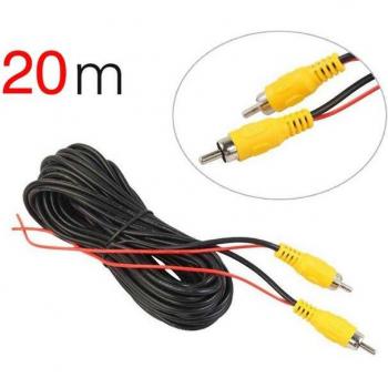 Câble vidéo RCA 20M pour caméra de recul