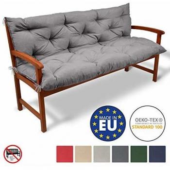 Banquette décorative : Coussin Beautissu Flair BR – 150 × 50 × 50 cm – gris clair