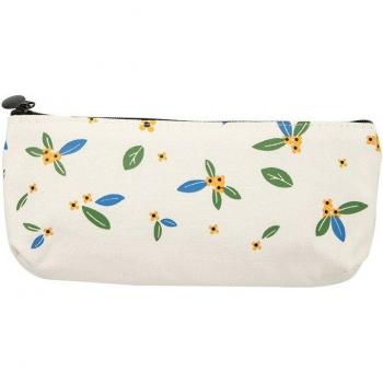 Bolsa de Lápices con Motivo de Plantas y Flores