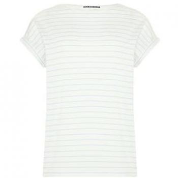 QS by s.Oliver T-Shirt mit Ärmelaufschlag
