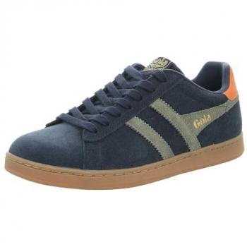 Gola Equipe II Herrensneaker aus Wildleder – Blau 46