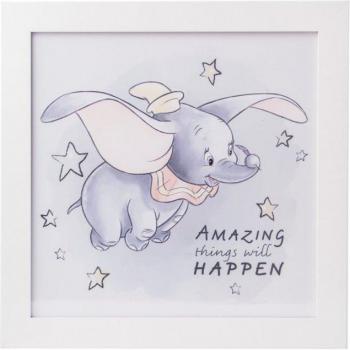 Lámina con marco de Disney Dumbo 30x30cm