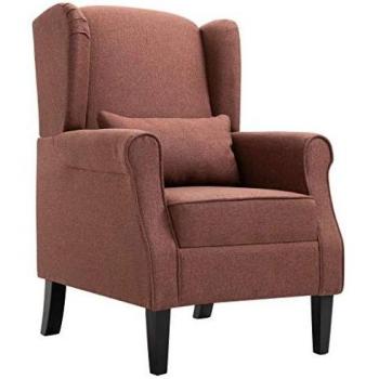 VidaXL Armchair in Brown Fabric