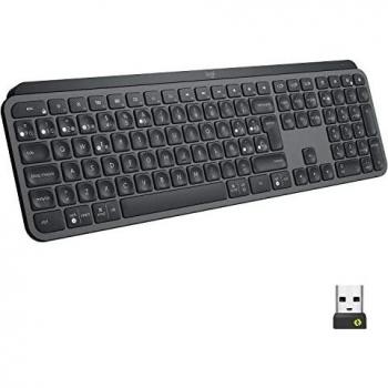 Logitech MX Keys Business Office: Tastiera Bluetooth Spagnola Grigia