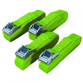 Faithfull 4 Piece Cam Tie Down Strap Set