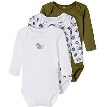 Set di body per neonato 0-24 mesi, 3 pezzi, Loden Turtle