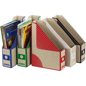Box na časopisy 330x260x75mm červený EMBA