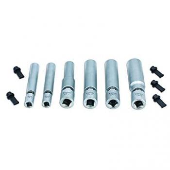 Laser Tools Swivel Spark Plug Socket Set 1/4 & 3/8 Drive 6pc