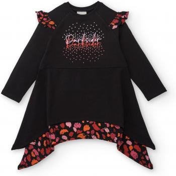 Rosa Negra, Vestido con Volantes para Niñas