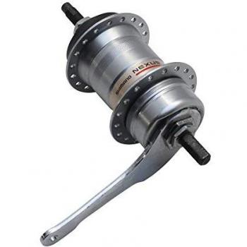 Shimano SG-3C41 Nexus 3-Speed Integrated Hub – Argenté, 36-Hole, Unisex