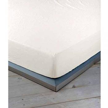 Sábana Bajera Naturals Lino Blanco 90 cm