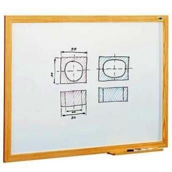 Faibo pizarra blanca 100x150 marco fibra