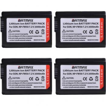 Kit Batterie Akku + Double Chargeur USB LED Batmax NP‑FW50