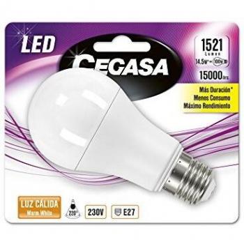 Bombilla LED Cegasa E27 14W 100W Luz Cálida