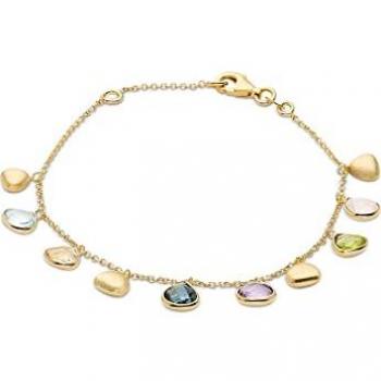 Valeria Goldarmband 375er Gelbgold mit Citrin