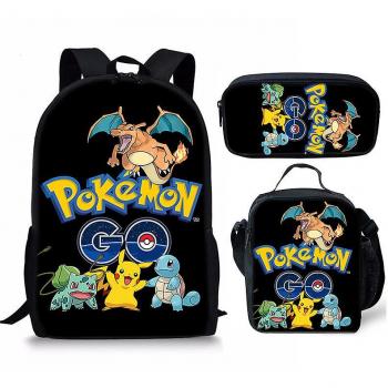 Mochila Escolar Pikachu 3 Piezas