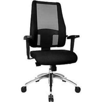Sedia Girevole Air Syncro Topstar Schienale Rete Nero