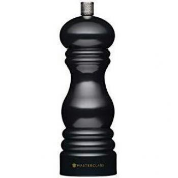 MasterClass 17cm Black Salt Grinder with Interchangeable Cap