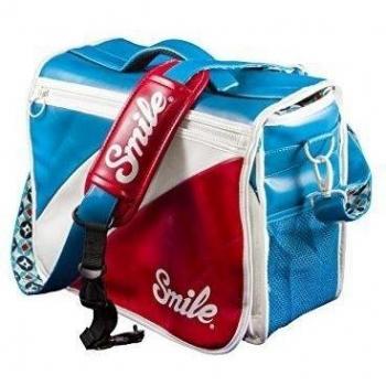 Modèle “Smile” L – sac photo réversible, bandoulière en nylon et cuir polyuréthane