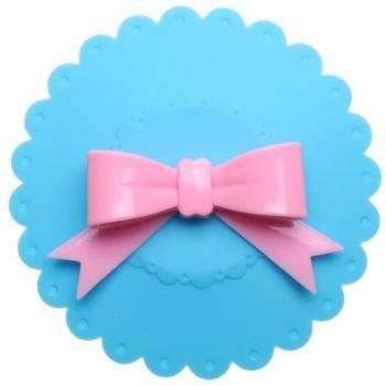 Plastic Bowknot Lid for Drinkware