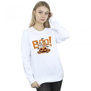 Tom & Jerry Boo! Winter Tee – Women’s White