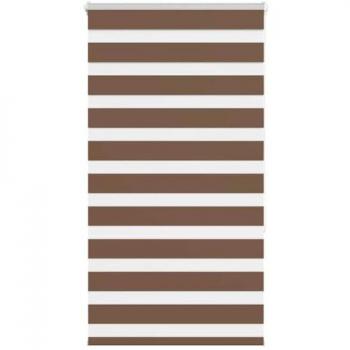 Cortina com Padrão Zebrado VidaXL 85x150cm – Largura 80,9cm – Poliéster