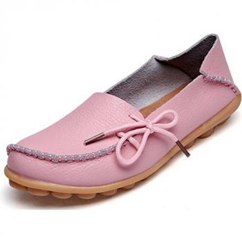 Eagsouni Damen Mokassin-Style Bootsschuhe – Flach und modern