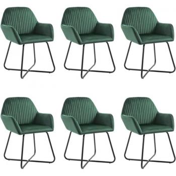 Sedie Verdi Velluto – Prolenta Premium Set (6 pezzi)