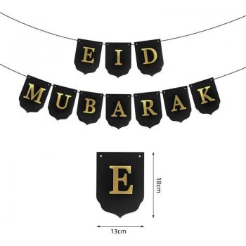 Paillettes de Luxe – Bannière Cuir pour Eid 2022