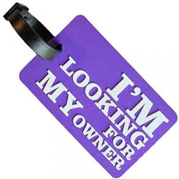 Gepäck-Identifikator Lila 10,5 cm – LS‑LebenStil