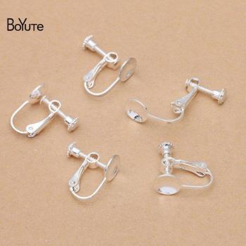 BoYuTe accessoires de bijoux 20 pièces clips d'oreilles 8MM