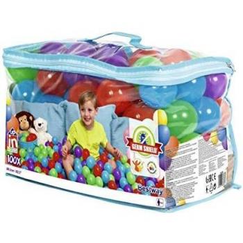 Bestway 100 Palline Colorate Sacca Gioco Bambini