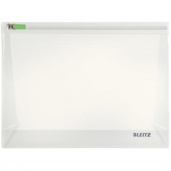 Leitz Medium Traveller Zip Pouch, Clear Plastic