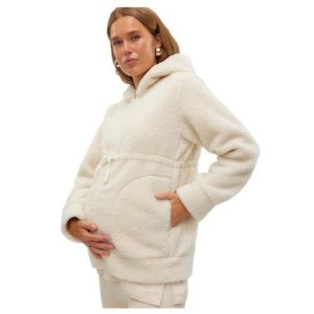 Mamalicious Teddy Jacket Crème‑Blanc S