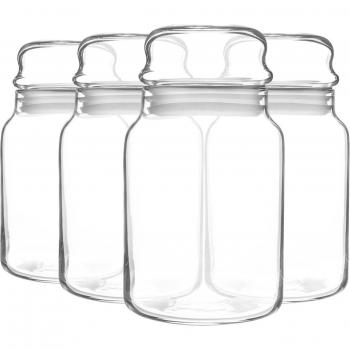 LAV 890ml Glass Storage Jars