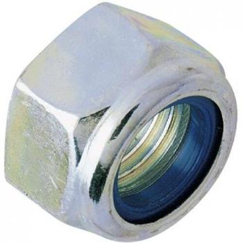 Tuerca hexagonal M4 DIN 985 zincada 200 unidades