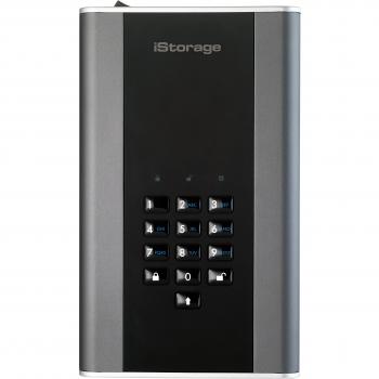 IStorage diskAshur DT2 3TB Encrypted Desktop Hard Drive, FIPS Level-2 Certified, Password Protected, Dust/Water-Resistant with USB 3.1