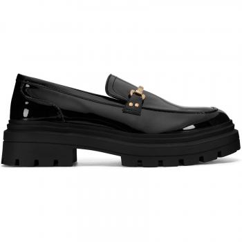 DeeZee loafers chunky 58682-9 in nero
