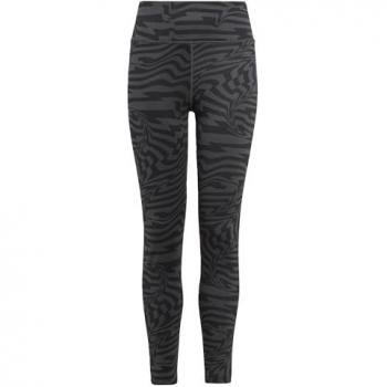 Leggings Enfant Adidas Optime 7/8 Taille Haute avec Poches Imprimé Total Aeroready