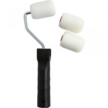 Schlauchfreier Farbroller 20 ml Schaum – 5 cm Griff + 3 Rollen
