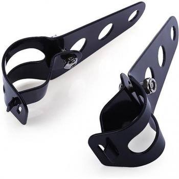 Universal Motorcycle Headlight Mounting Bracket (28mm-43mm, 1 Pair)