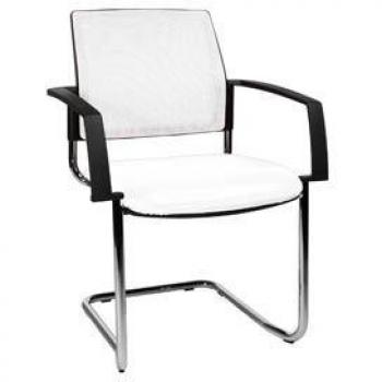 2 Topstar Besucherstühle BtoB 20 BB490A S03 weiß Stoff hier online günstig kaufen!