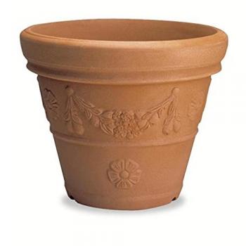 Vaso Anticato Conico in Resina cm. 45