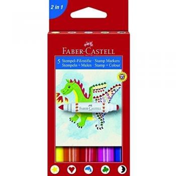 A.W. 155175 – Filzstift‑Set mit Stempel für Handwerk