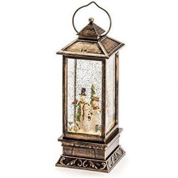 Water-Filled Snowman Lantern