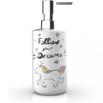 Metaform: Dispenser Sapone 0,31 L – Modello Unicorn – Ceramica Bianco