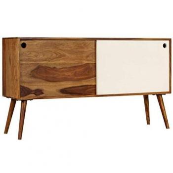 Table d'appoint Armoire TV en Bois de Sésame