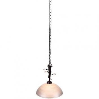 Naeve Pendelleuchte 770523 – 40 cm Glas in Braun & Weiß